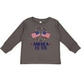thumbnail image 3 of Inktastic America Est 1776 4th of July Boys or Girls Long Sleeve Toddler T-Shirt, 3 of 5
