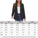 thumbnail image 2 of Cárdigan Mujer Casual Blazer Abrigo Chic Elegante Color Sólido con Bolsillos Desplazamientos Outwear Cgtredaw Negro T L para Mujer, 2 of 5