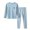 0-Light Blue781, variant on Toddler Girls Outfits Thermal Underwear Set Seamless Base Layer Long Sleeve Top Pants Sleepwear Set, Sizes 3-4T