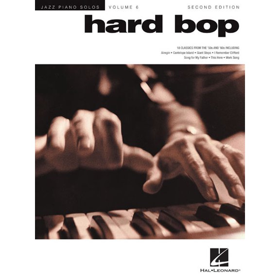 Hard Bop: Jazz Piano Solos Series Volume 6, (Paperback)