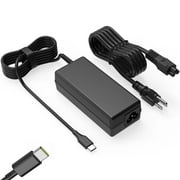 Chromebook Chargers 65W 20V USB-C Laptop Charger AC Adapter for Dell/HP/Lenovo/Asus/Acer/MacBook/Samsung Chrombook Charger Fast Charging Type C Power Cord Supply