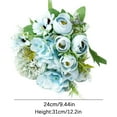 thumbnail image 3 of Zmeidao Artificial Flowers, Hydrangea Peony Bouquet Decor Fake Bouquet Faux Floral Arrangements Dining Table Centerpieces for Bridal Wedding Party Decor, 3 of 4