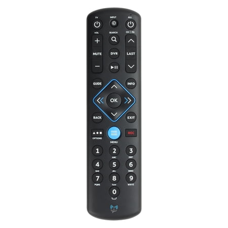 SatelliteSale Remote Control Replacement URC1160 Compatible with Spectrum/Charter Cable Set-Top Boxes, TVs - Black RC with Batteries Included