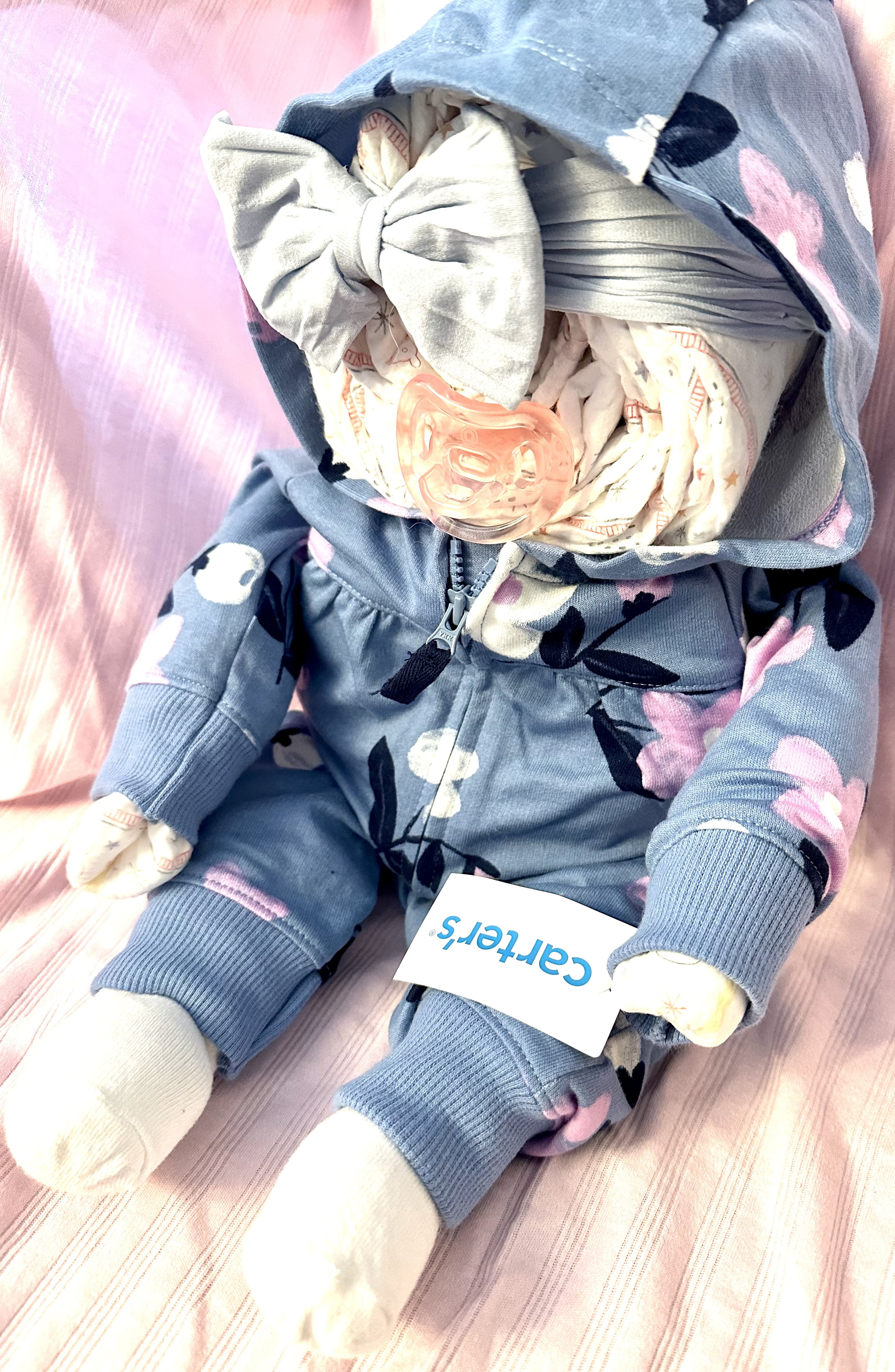 My Purple Bunny Diaper Baby