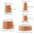 thumbnail image 4 of 25pcs Wine Cork Creative Bottle Plug Beverage Stoppers for Home Restaurant, 4 of 7