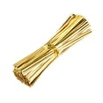 thumbnail image 4 of Unique Bargains 4-Inches Metallic Twist Ties for Bags Gold 1000pcs, 4 of 4