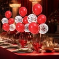 thumbnail image 4 of Kit de soporte para centro de mesa con globos, color rojo, para decoración de fiestas, 4 of 7