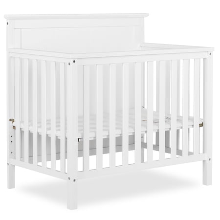dream on me ava 4-in-1 convertible mini crib white