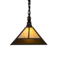 thumbnail image 5 of Meyda Tiffany 186378 Mission 2 Light 46" Wide Linear Pendant - Bronze, 5 of 7