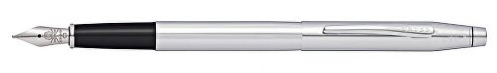Cross Classic Century Lustrous Chrome W/ Stainless Steel Fine Nib Fountain Pen