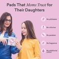 thumbnail image 4 of PurComfy Teens Maxi Period Pads with Wings for Tweens, Organic Cotton Sanitary Pads for Teens Girls 9-14, Teen Large, 90 CT, 4 of 9