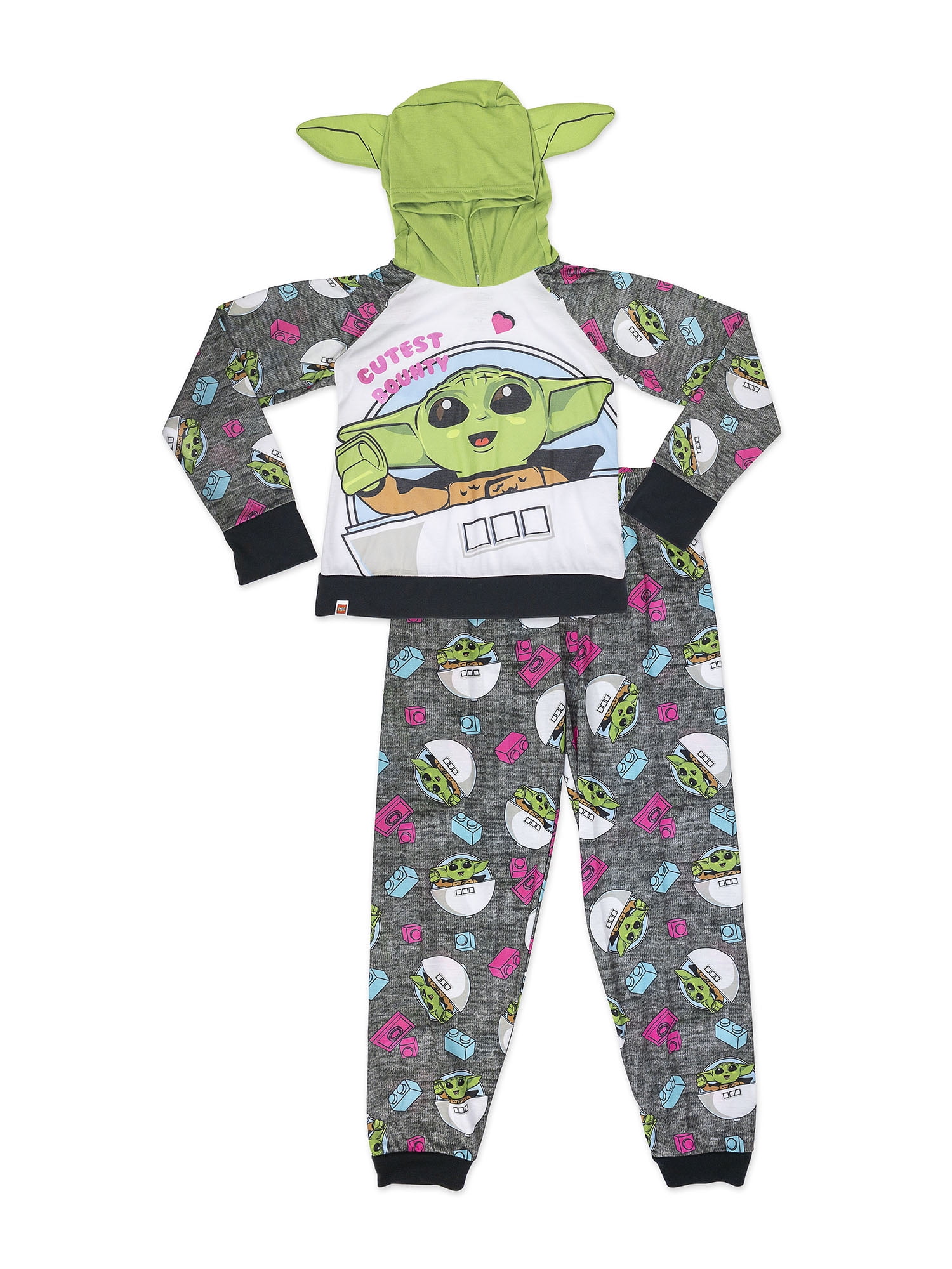 Lego Baby Yoda Girls 2 Pc Hooded Pajama Set Sizes Puerto Rico Ubuy