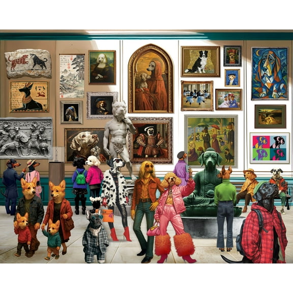 Springbok 1000 Piece Paws and Portraits Jigsaw Puzzle for Adults  - Made in USA