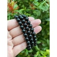 thumbnail image 3 of Black Onyx Crystal Bead Bracelet 8mm, Wholesale Genuine Black Onyx Stretch Gemstone Bracelet, Gift for Men & Women (3), 3 of 9