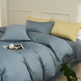 thumbnail image 1 of Zhuge Bed Sheets Set, Bedding Sheets Pillowcases Kit, Twin Bed Set, Hotel Bedding, Home Decor(Blue), 1 of 5