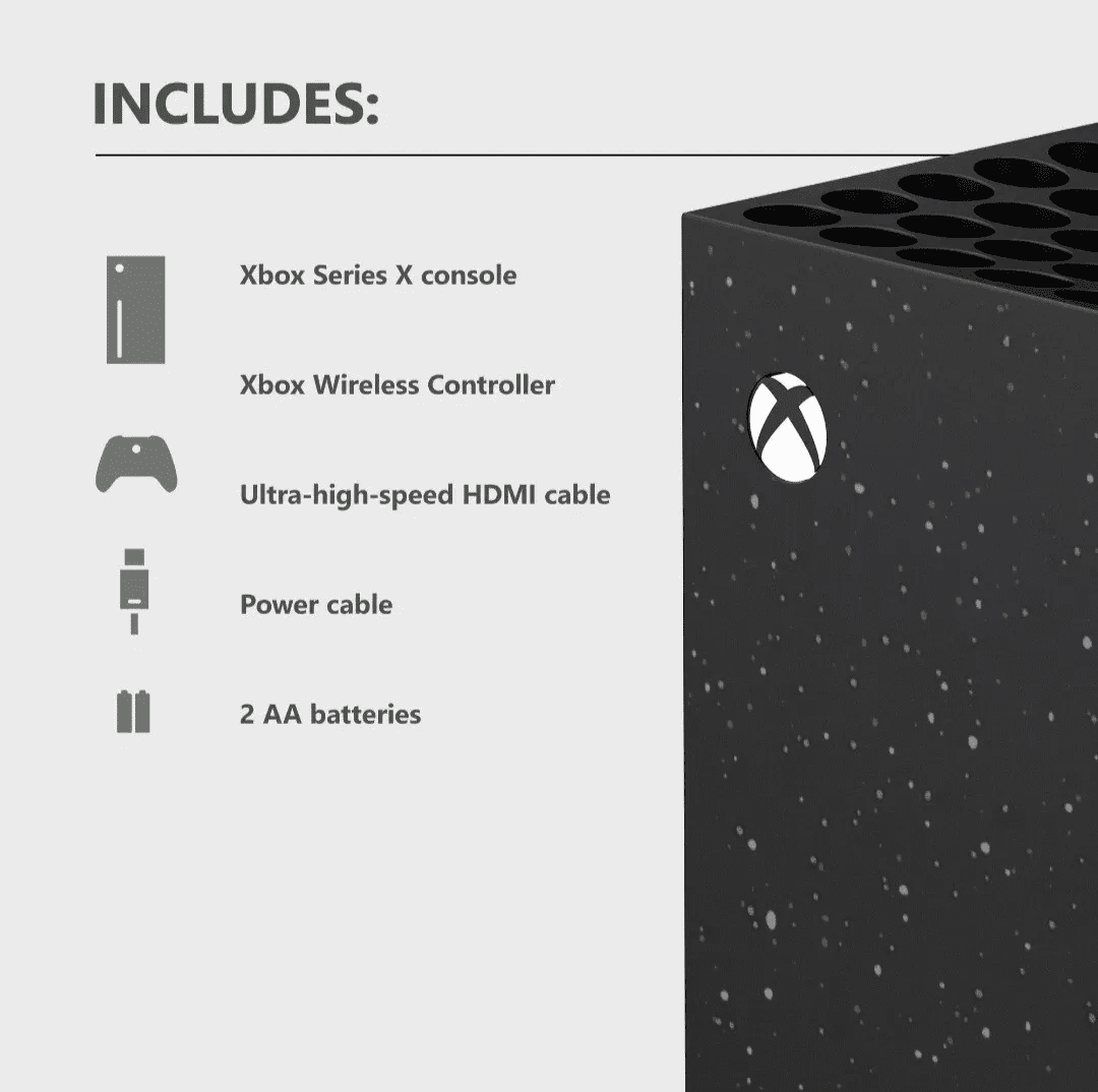 Xbox Series X 2 TB Disc Drive Galaxy Black Special Edition