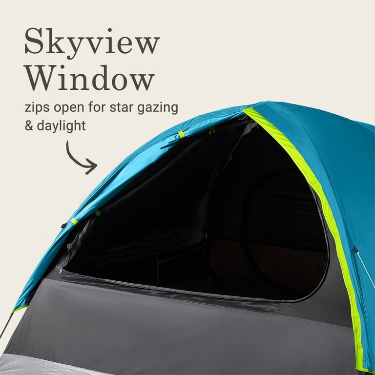 Coleman 4-Person Dark Room Stardome Camping Tent - Walmart.com