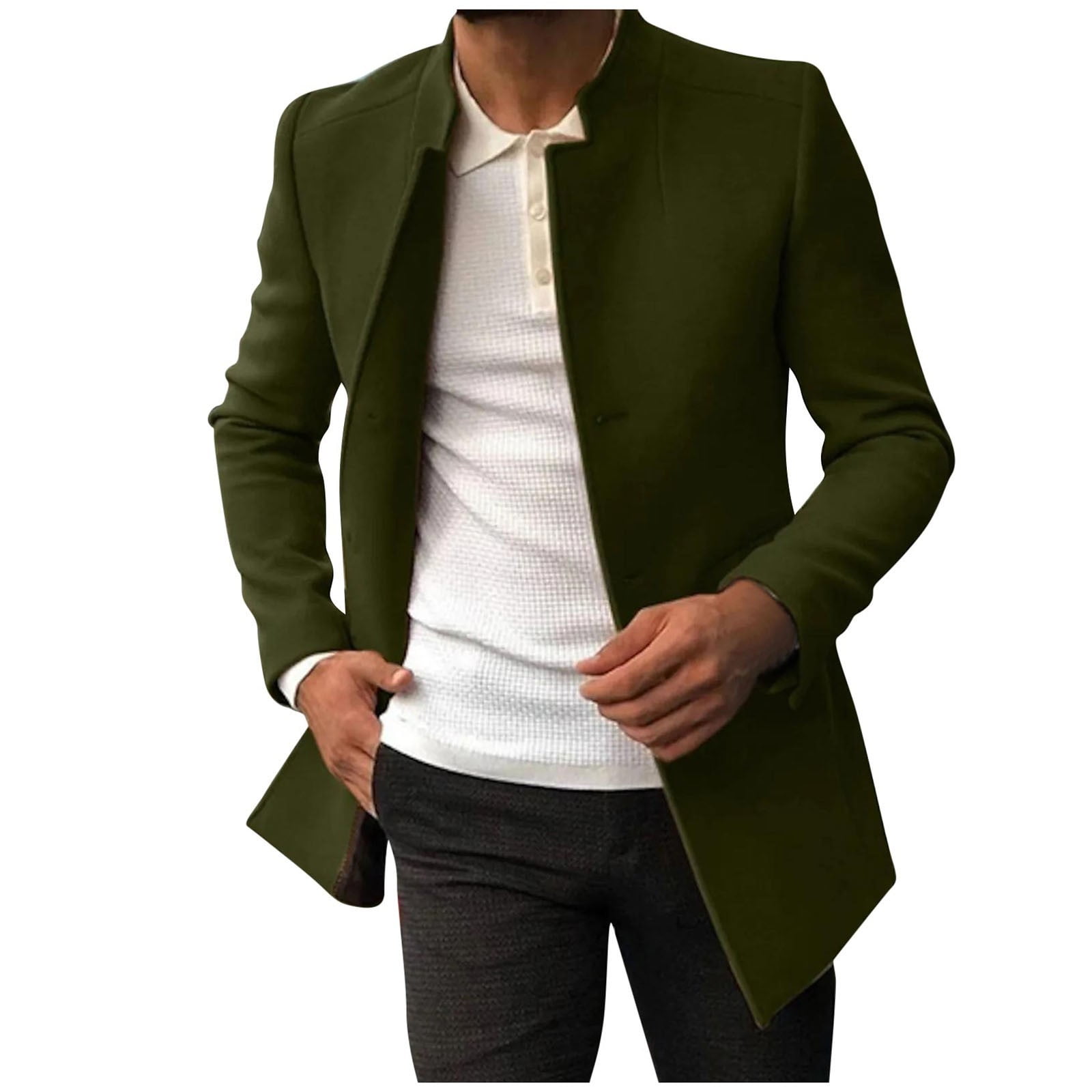 Black mid length coat clearance