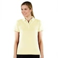 thumbnail image 1 of Monterey Club Women's Performance Jersey Solid Golf Polo Shirt #2045, 1 of 2