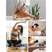 Aofmee Essential Oils Set, Rosemary Oil - Coconut, Orange Variety of Scents, for Use with Diffuser Oil, Aromatherapy, Relaxation, Candle Making Kit (6 X 10ML)