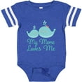 thumbnail image 3 of Inktastic My Meme Loves Me Whale Grandchild Boys or Girls Baby Bodysuit, 3 of 5