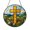 Acrylic 3.5 Inch, variant on Wildflower Cross Stained Glass Suncatcher Window Hanging, Christian Faith Inspired Floral Home Decor