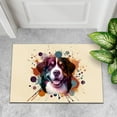 thumbnail image 4 of Bernese Mountain Dog Portrait Watercolor Vintage Retro Styles Doormat Berner Lover Gifts Indoor Outdoor Welcome Mat - 00001, 4 of 5