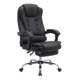 thumbnail image 1 of Silla Escritorio Ejecutiva Oficina Fina Elegante Ecopiel YX-0102 Negro, 1 of 5