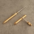 thumbnail image 4 of Hanging Toothpick Smooth Surface Metal Compact Keychain Loop Fruit Fork for Home, 4 of 7
