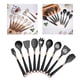 thumbnail image 4 of Utensilios de cocina de 9 piezas para cocinar ranurada, volteador, calor alto para y sartenes antiadherentes , negro Mango negro Magideal Utensilios de cocina, 4 of 7