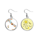 thumbnail image 1 of Mapa de Italia bandera nacional paisaje personalizado Pendiente Sol Flor Pendiente Joyas Moda Unbranded M, 1 of 3