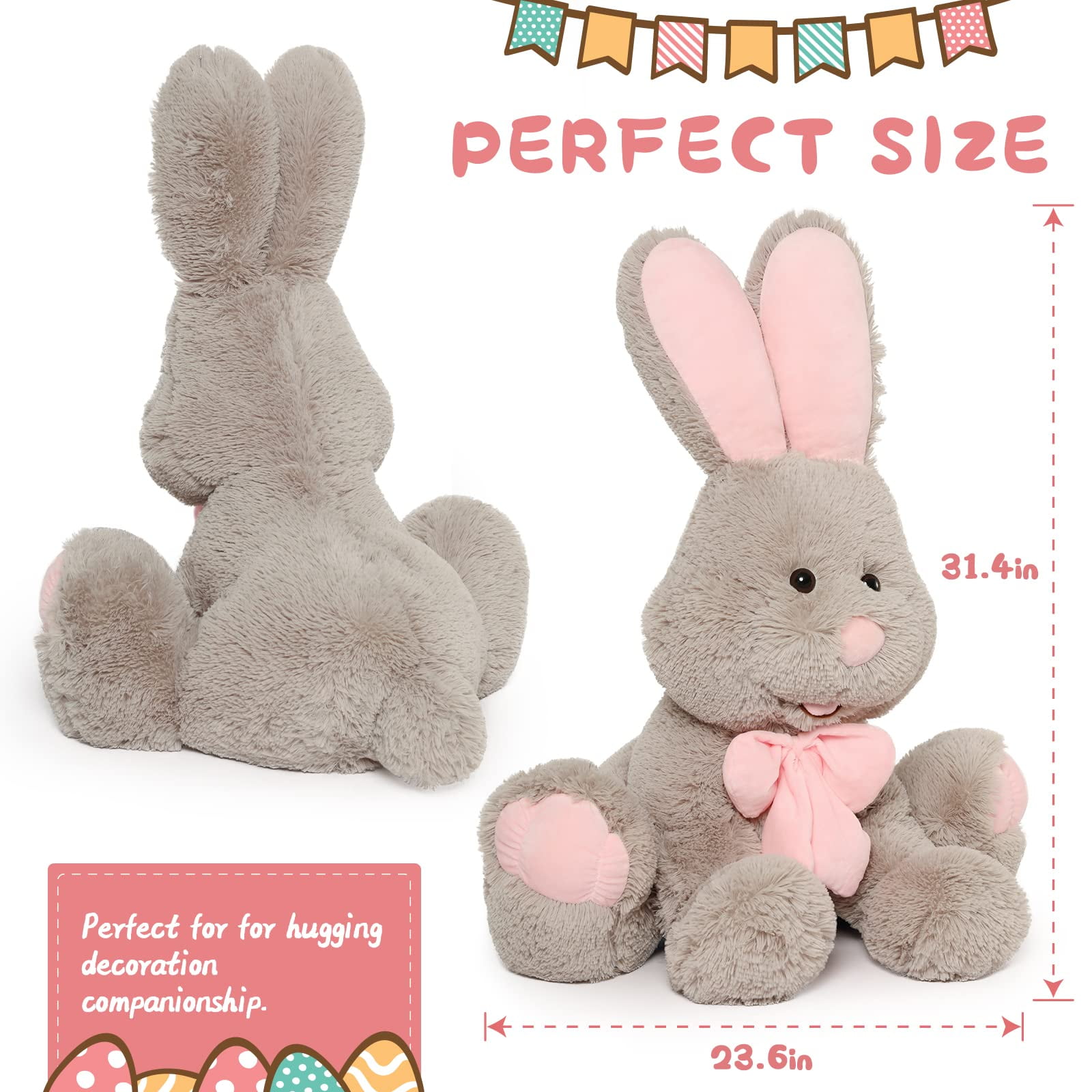 Giant rabbit soft toy hotsell