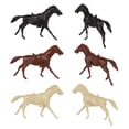 thumbnail image 3 of BMC Classic Western Cavalry Horses - 12pc Plastic Figure Playset Accessories, 3 of 6