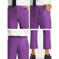 thumbnail image 6 of Lars Amadeus Men's Cropped Dress Pants Flat Front Ankle-Length Trousers, 6 of 6