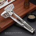 thumbnail image 2 of Baking Spatula Cake Holding Serving Tongs Set Steak Clamps Non-stick Stainless Steel Camping Cooking Bbq Multifunctional Grills Cliping Tools For Pizz, 2 of 5