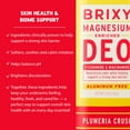 thumbnail image 6 of BRIXY Magnesium Deodorant, Odor Control With Ceramide & Niacinamide For Skin Health, Aluminum Free, Baking Soda Free, EWG VERIFIED, Sensitive Skin Deodorant, Vegan, Plastic Free, Light Scent (2 Pack), 6 of 8