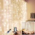 thumbnail image 4 of Guirnalda de luces LED para cortina de 3 m, guirnalda de luces navideñas con forma de carámbano para decoración de bodas, fiestas, hogar y jardín, 4 of 5
