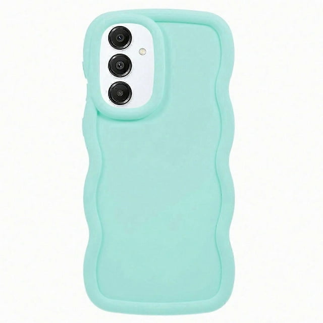 For Samsung Galaxy A16 4G 5G Case TPU Protective Phone Cover Unique Curly Wave Frame -