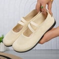 thumbnail image 6 of CAIXAI Walking Shoes Women Wide Toe Box Sneakers Women Lightweight Knit Upper Embroidery Sneakers for Women Non- Sole Adjustable Upper Mary Jane Shoes Women Hands-Free Barefoot Shoe, 6 of 7