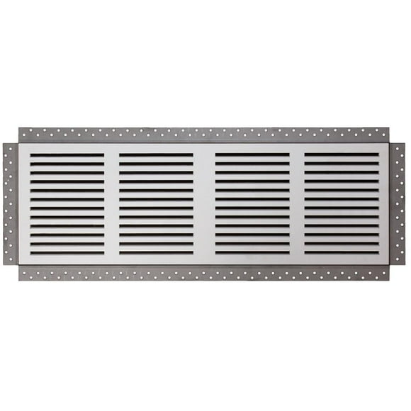 8" x 30" Flush Mount Removable Air Return Vent - White