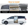 thumbnail image 4 of Malla de ventana de coche, 2 paquetes de 2 paquetes para puertas corredizas MPV, 4 of 7