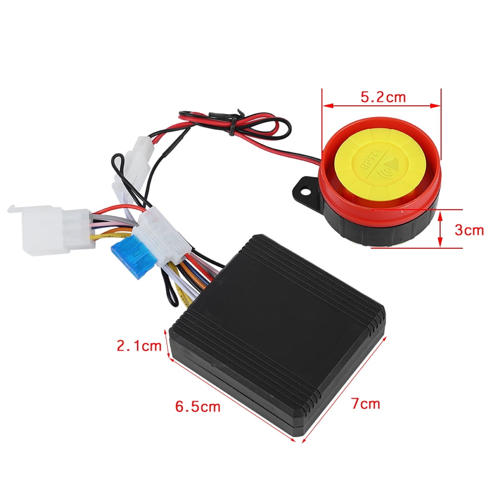 Kritne 12V Motorcycle Anti-theft Security Alarm System Remote Control Engine Start Universal,Motorcycle Anti-theft Remote Control