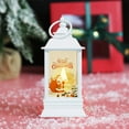 thumbnail image 4 of Anhility Glowing Santa Lantern Christmas Ornament, Portable Holiday Decoration for Tree or Table Centerpiece, Luminous Festive Home Decor Gift Idea for Friends and Family, 5.31x2.36x2.36in, 4 of 6