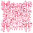thumbnail image 3 of 35pcs-50pcs Elegant Bow Stickers Pink Ribbon Kids Stickers DIY Stickers for Laptops Phones Suitcases, 3 of 9