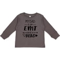 thumbnail image 3 of Inktastic My Dad is an EMT and a Hero Boys or Girls Long Sleeve Toddler T-Shirt, 3 of 5