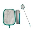 thumbnail image 2 of Pool Supply Swimming Pool 59In Leaf Skimmer Net with Connecting Aluminum Pole Sections - Fine Mesh Netting for Fast Cleaning of Debris - Clean Spas & Ponds, 2 of 5
