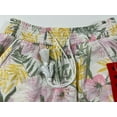 thumbnail image 7 of Briggs New York Women's Linen Blend Pull-On Summer Shorts with Pockets and Drawstring (Multi- Floral, Medium), 7 of 7