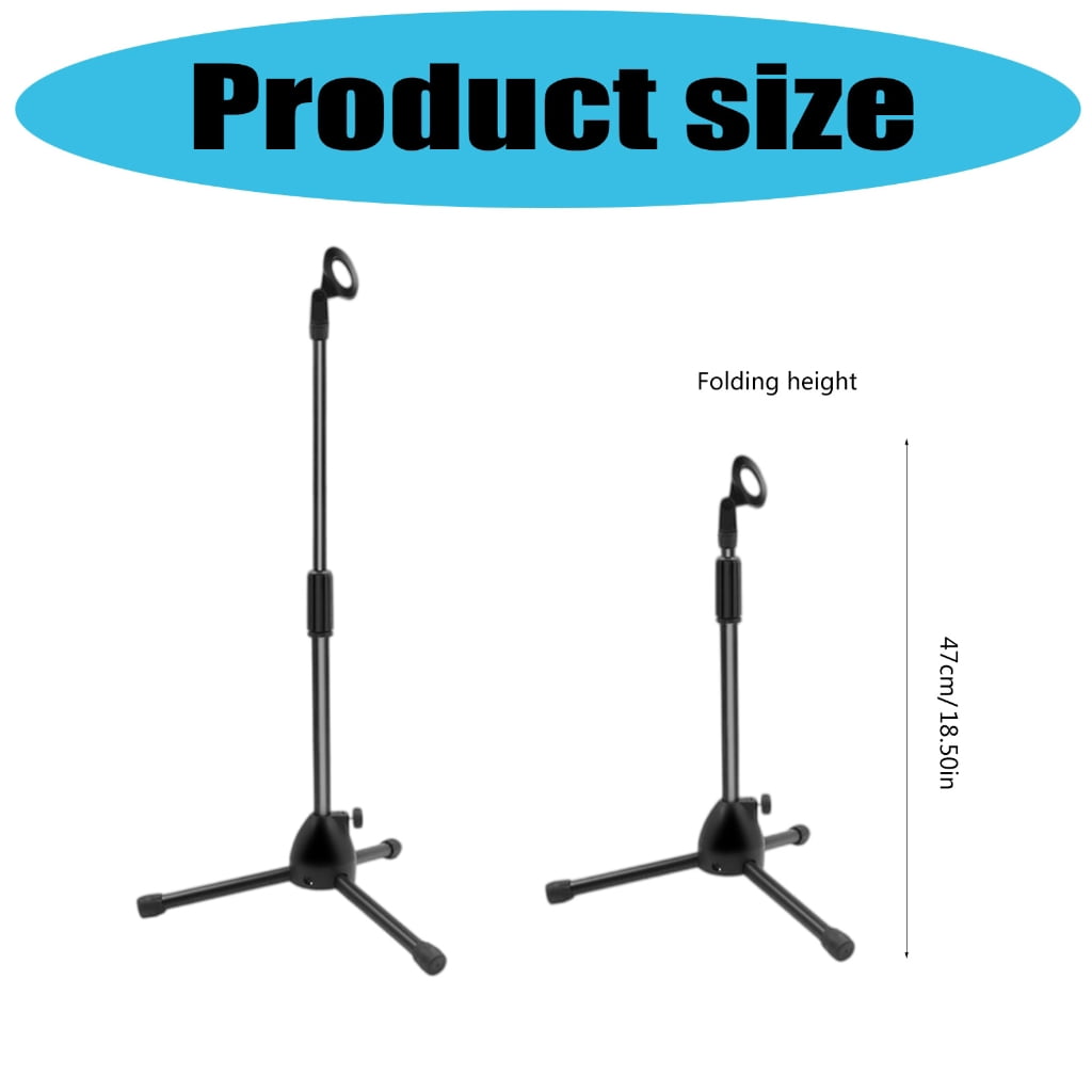 UniversalW1re1essMicrophone Floor Stand For Guitars Erhu Adjustable Telescopic