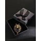 thumbnail image 1 of 1set Cool Vintage Gold Wolf Head Shaped Brooch In Gift Box, Suitable For Men's Daily Wear, 1 of 5