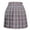 Grey, variant on Fsqjgq Pleated Skirt Boho Skirts for Women Leather Skirt Falda Micro Mini Skirt Pleated Skirt Plaid Pattern Mini Campus Skirt High Waist Knee Length High Waisted Black Skirts L